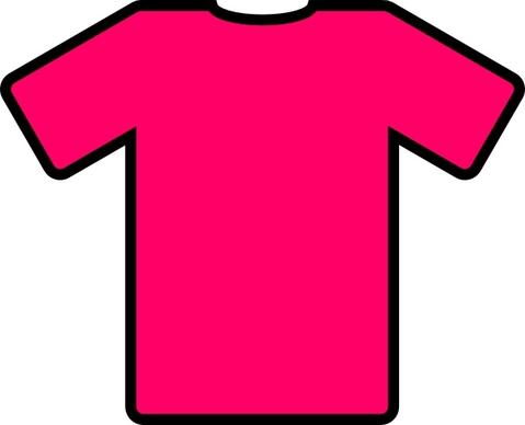 Pink T Shirt clip art