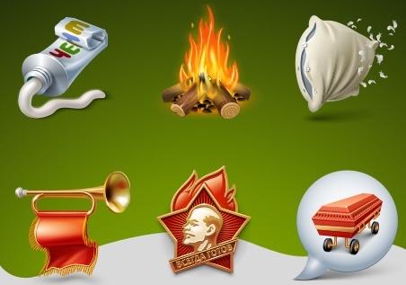 Pioneer Camp Icons icons pack