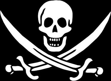 Pirate Flag Jack Rackham clip art