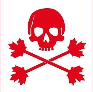 Pirate Flag Of Canada clip art