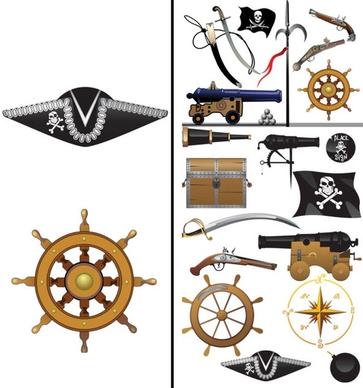 pirates clip art equipment and supplies
