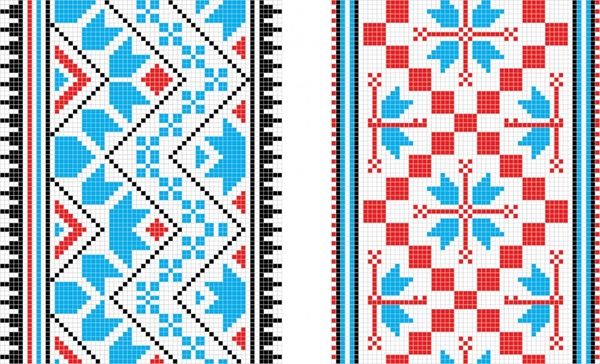 fabric pattern templates pixel decor classical repeating designa