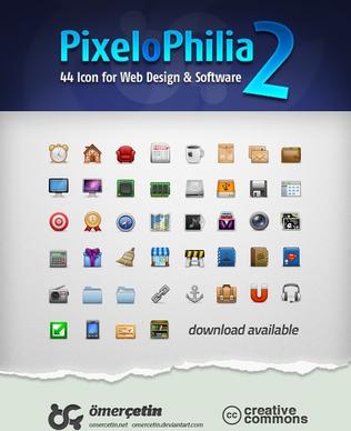 PixeloPhilia2 icons pack
