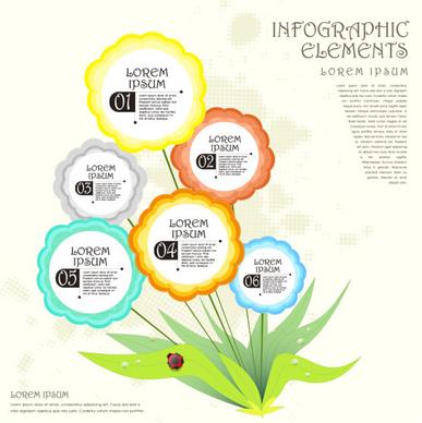 plant flower infographic vector