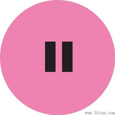 player icon pink background vector