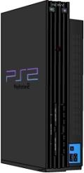 Playstation 2 standing black