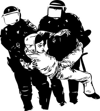 Policebrutality clip art