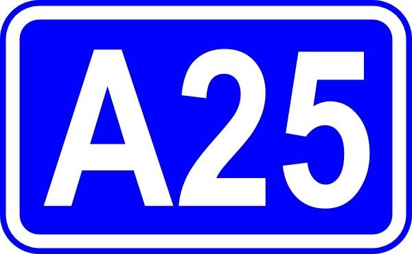 Polish Highway Sign clip art