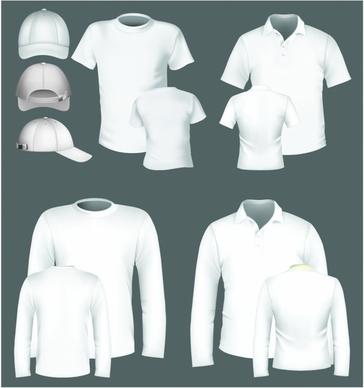 polo shirt and t-shirt design template