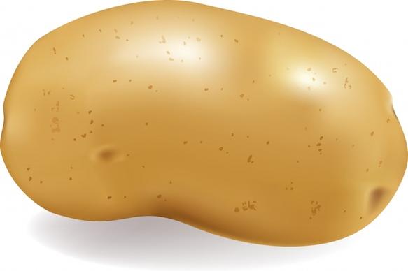 vegetable background potato icon shiny colored 3d design