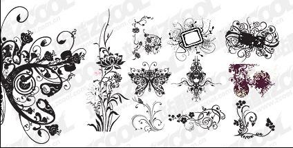 Practical fashion pattern vector material