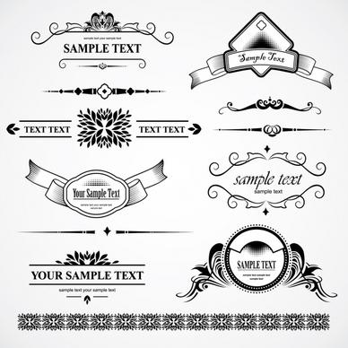 certificate design elements elegant classic symmetric repeating shapes