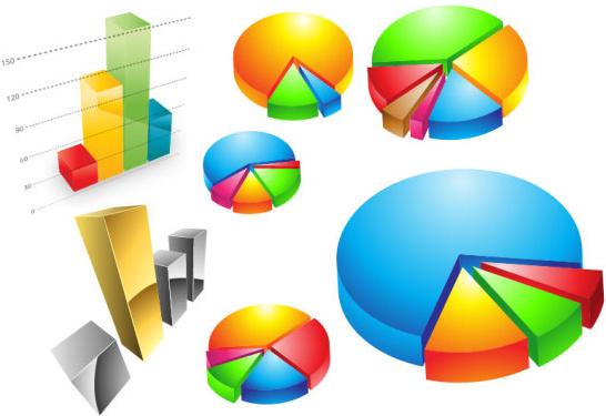 practical statistics icon vector