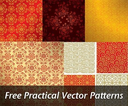 practical patterns sets colorful classical repeating design