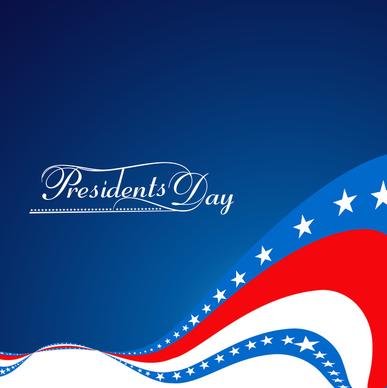 presidents day background united states stars illustration vector