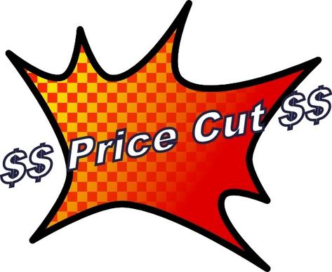 Price Cut clip art