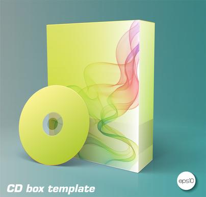 product box and cd templates