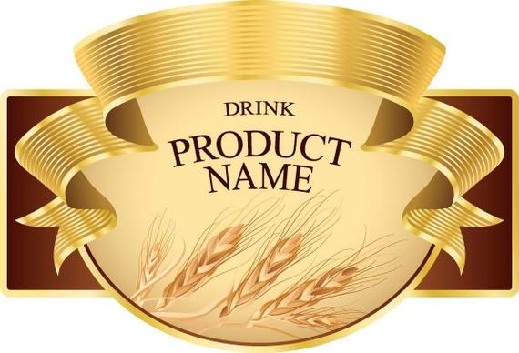 product label design 02 vector