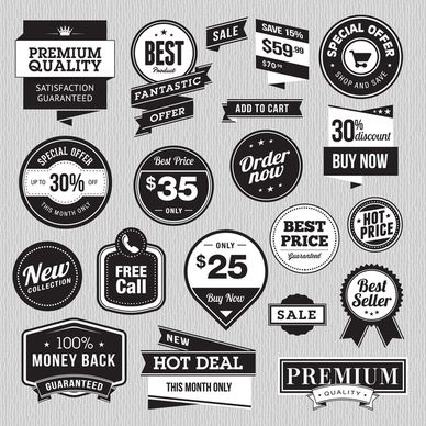 promotional deals tag for