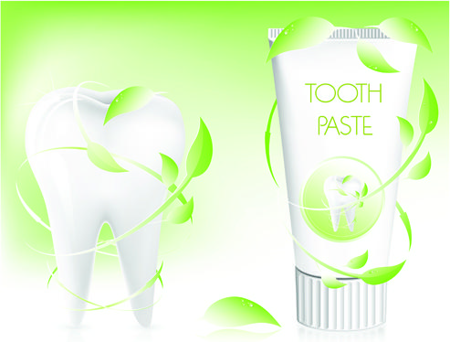 protect teeth design elements vector graphics