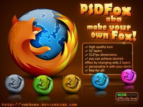 PSD Firefox Icon
