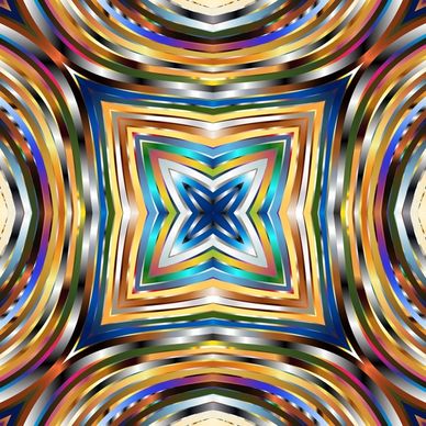 psychedelic deformity pattern vector illustration