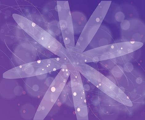 purple abstract bubbles and lines vector