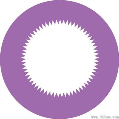 purple gear icon vector