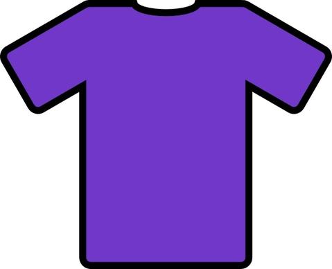 Purple T Shirt clip art