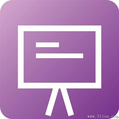 purple wordpad icon vector