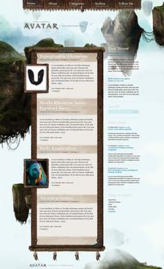 quotavatarquot style blog template psd layered