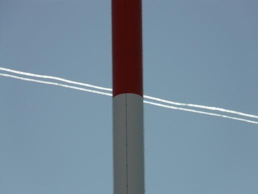 radio tower radio mast greened