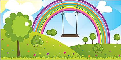 Rainbow Flying trapeze