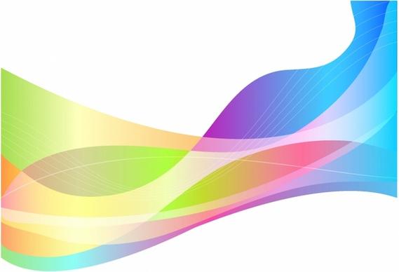 Rainbow Spectrum wave background