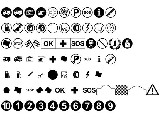 Rally Symbols