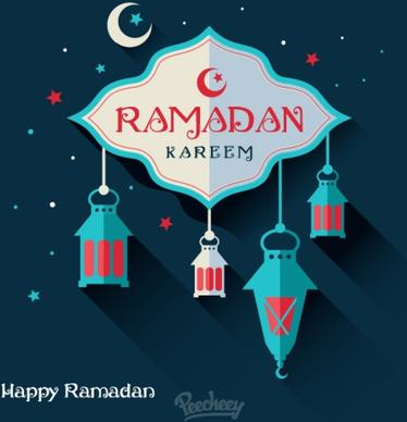 ramadan holiday greeting card