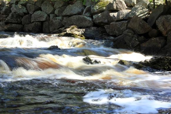 rapids at pattison state park wisconsin