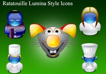 Ratatouille Lumina Style Icons icons pack