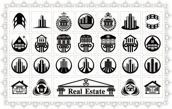 real estate icon 02 vector