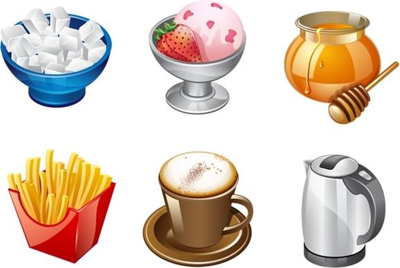 Real Vista Food Icons icons pack
