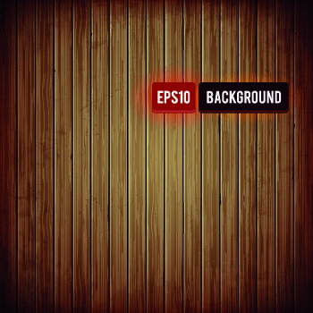 realistic wooden background vector