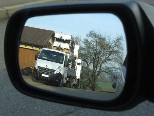rear mirror truck trailers