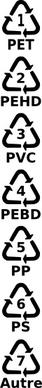 Recycling Icons clip art