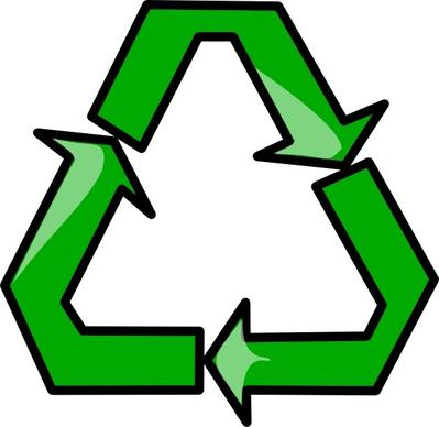 Recycling Sign Symbol clip art