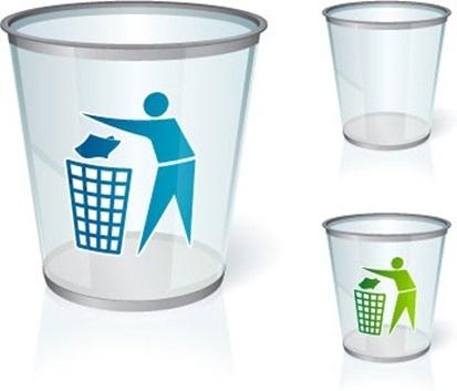Recycling Trash vector graphic