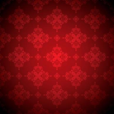 red background pattern vector 2