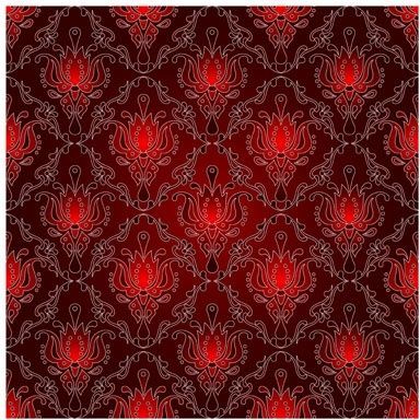 red background pattern vector 4