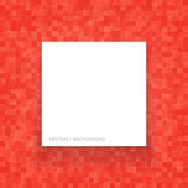 red checkerboard background with copy space