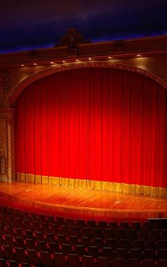 red curtain picture 4