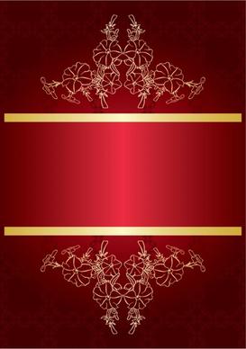 red gorgeous background 02 vector